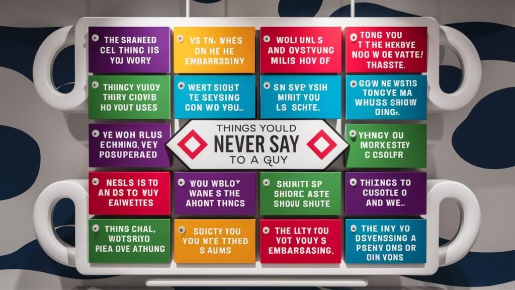 Things You Should Never Say to a Guy