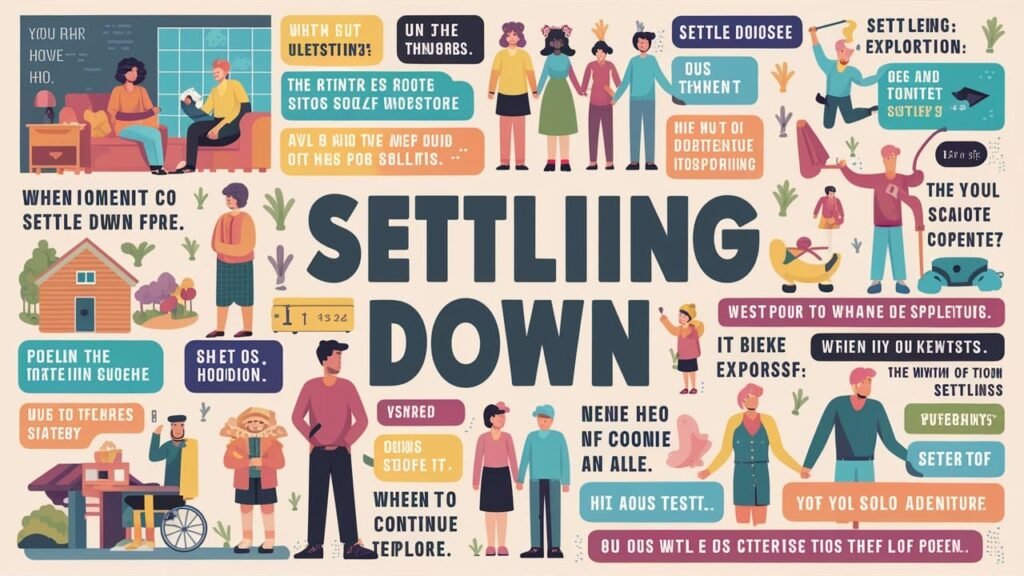 What is Settling Down? Here's When You Do and When You Don't